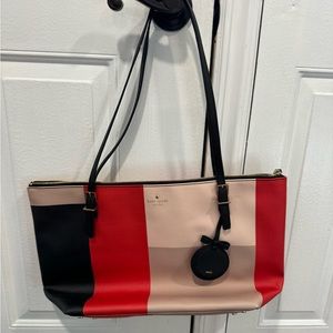 Kate Spade large tote bag multi-color NWOT